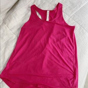 LULULEMON ESSENTIAL TANK TOP *PLEATED sonic pink